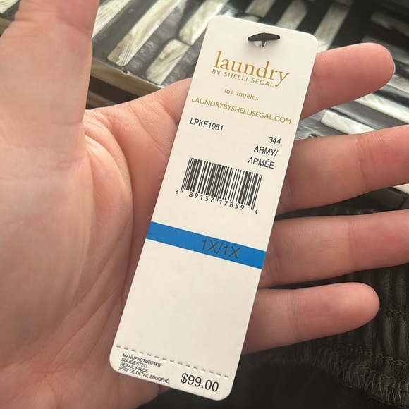 NWT Laundry Faux Leather Pants - Picture 5 of 8